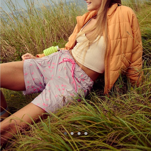 FP Movement by Free People Pants - Free People Movement In the Wild Embroidered long shorts